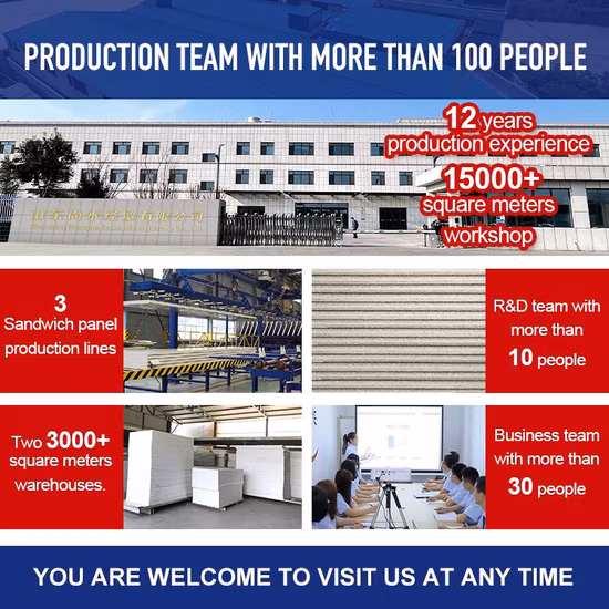 Chapa de aço corrugada ASTM DIN JIS Dx51 Z100 com isolamento EPS de lã de rocha Painel do tipo sanduíche de cor PPGI Folha de telhado de aço corrugado para telhado e parede